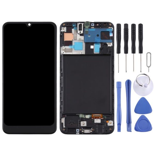 TFT LCD Screen for Samsung Galaxy A50 Digitizer Full Assembly with Frame (Not Supporting Fingerprint Identification) (Black) - Image 2