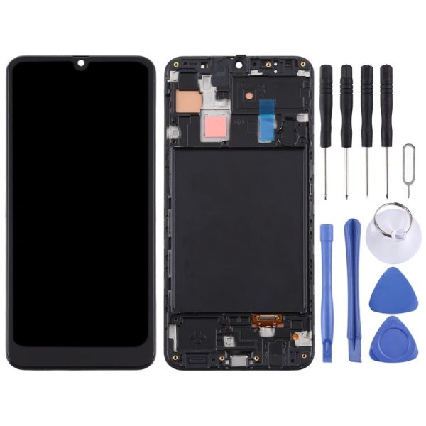 TFT LCD Screen for Samsung Galaxy A30 Digitizer Full Assembly with Frame (Black) - Image 2