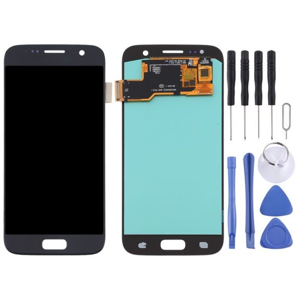 OLED LCD Screen for Samsung Galaxy S7 with Digitizer Full Assembly (Black) - Image 2