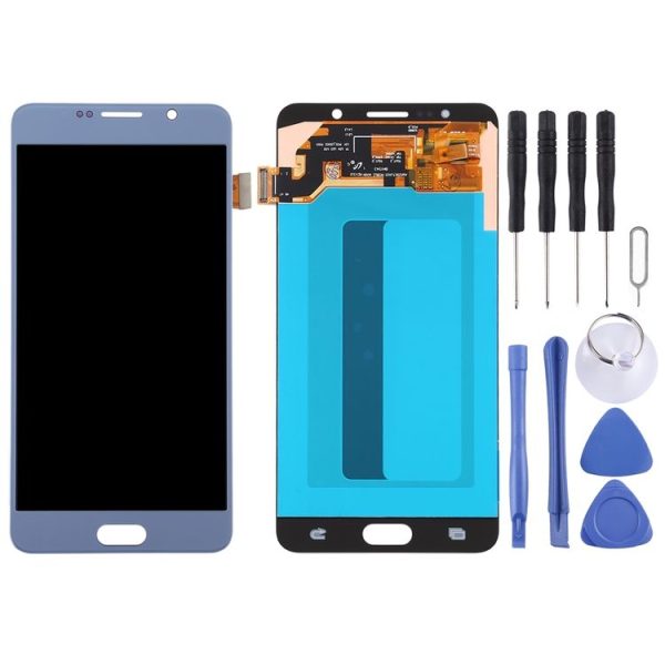 5.5 inch OLED LCD Screen for Samsung Galaxy Note 5 with Digitizer Full Assembly (Baby Blue) - Image 3