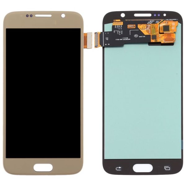 OLED LCD Screen for Samsung Galaxy S6 with Digitizer Full Assembly (Gold) - Image 3