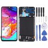 TFT LCD Screen for Samsung Galaxy A70 Digitizer Full Assembly with Frame, Not Supporting Fingerprint Identification (Black)