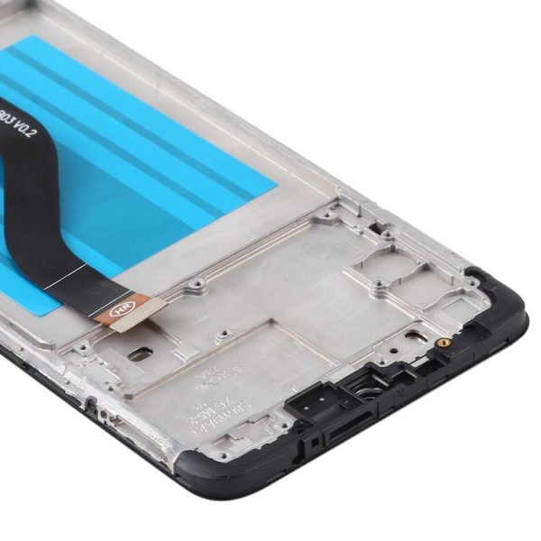 OEM LCD Screen for Samsung Galaxy A20s Digitizer Full Assembly with Frame (Black) - Image 4