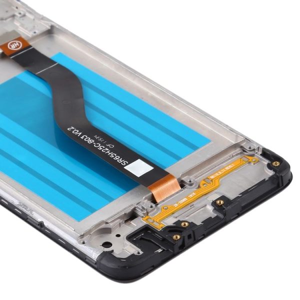 OEM LCD Screen for Samsung Galaxy A20s Digitizer Full Assembly with Frame (Black) - Image 5