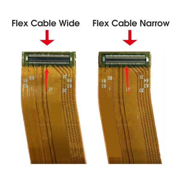 Original PLS TFT LCD Screen (Flex Cable Wide) for Samsung Galaxy A01 (Black) - Image 7