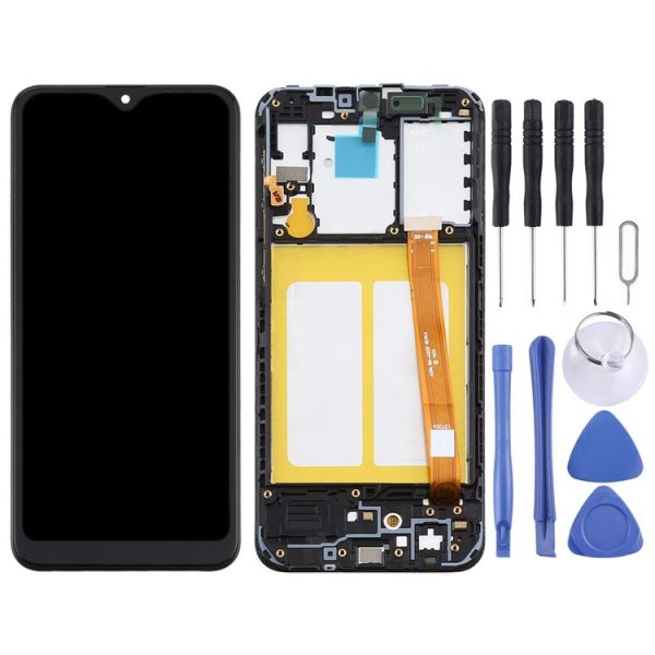 TFT LCD Screen for Samsung Galaxy A10e Digitizer Full Assembly with Frame (Black) - Image 2
