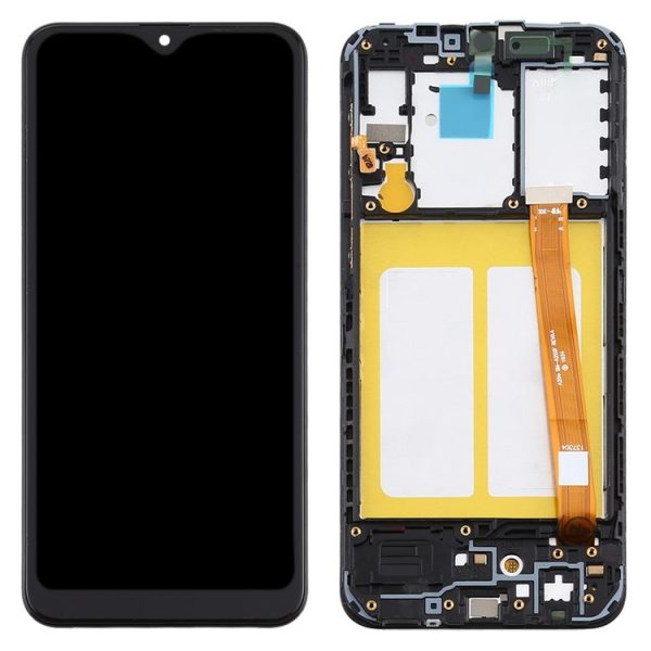 TFT LCD Screen for Samsung Galaxy A10e Digitizer Full Assembly with Frame (Black) - Image 3