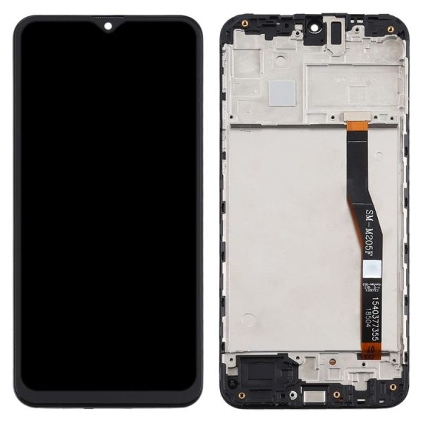 TFT LCD Screen for Samsung Galaxy M20 Digitizer Full Assembly with Frame (Black) - Image 3