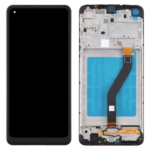 OEM LCD Screen for Samsung Galaxy A21 / SM-A215 Digitizer Full Assembly with Frame (Black) - Image 3