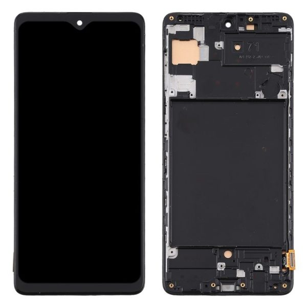 TFT Material LCD Screen and Digitizer Full Assembly With Frame (Not Supporting Fingerprint Identification) for Samsung Galaxy A71 / SM-A715 (Black) - Image 3