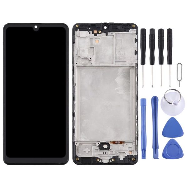 TFT LCD Screen for Samsung Galaxy A31 / SM-A315 Digitizer Full Assembly with Frame (Black) - Image 2