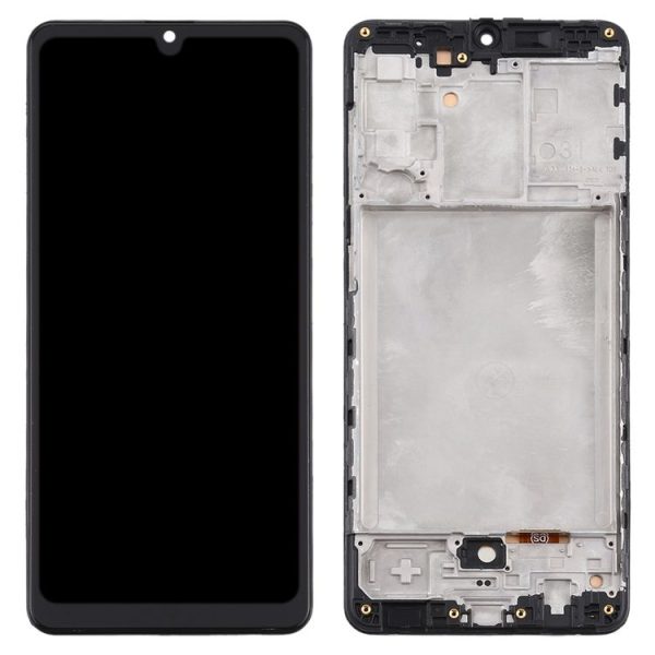 TFT LCD Screen for Samsung Galaxy A31 / SM-A315 Digitizer Full Assembly with Frame (Black) - Image 3