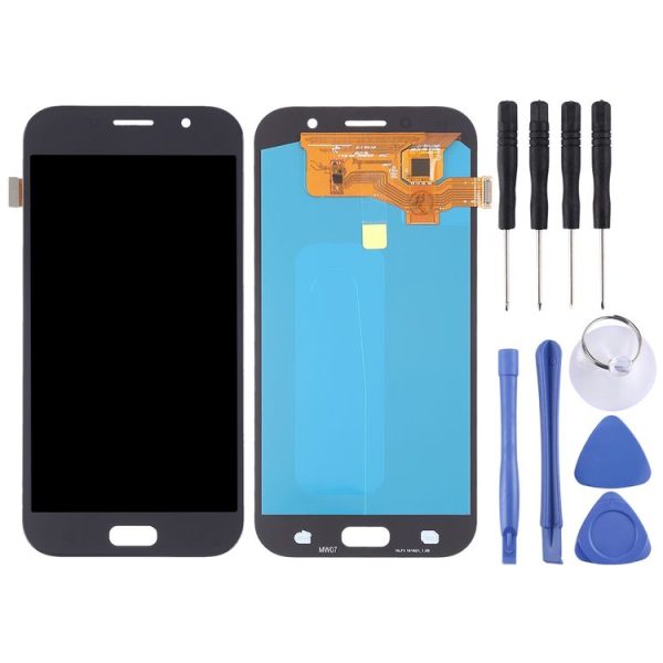 OLED LCD Screen for Galaxy A7 (2017), A720F, A720F / DS with Digitizer Full Assembly (Black) - Image 2