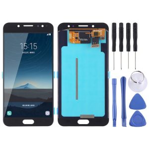 OLED LCD Screen for Galaxy C8, C710F / DS, C7100 with Digitizer Full Assembly (Black)