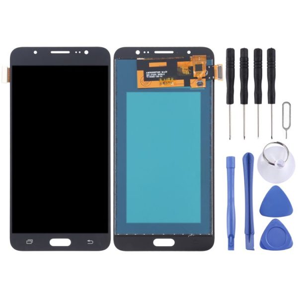 TFT LCD Screen for Galaxy J7 (2016) / On 8, J710F / J710FN / J710M / J710MN / J7108 with Digitizer Full Assembly (Black) - Image 2