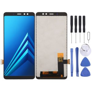 Incell LCD Half Screen for Galaxy A8+ (2018) A730F, A730F / DS With Digitizer Full Assembly (Black)