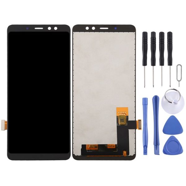 Incell LCD Half Screen for Galaxy A8+ (2018) A730F, A730F / DS With Digitizer Full Assembly (Black) - Image 2