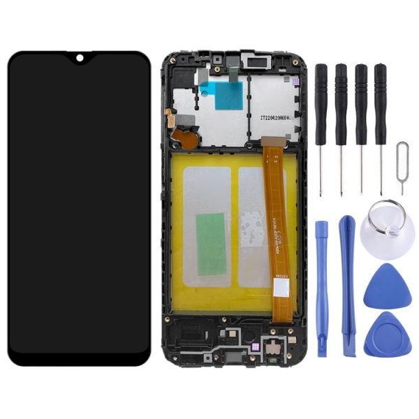 Original LCD Screen for Samsung Galaxy A20e SM-A202 With Digitizer Full Assembly With Frame - Image 2