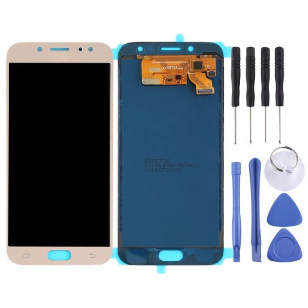 TFT LCD Screen for Galaxy J7 (2017), J730F / DS, J730FM / DS With Digitizer Full Assembly (Gold) - Image 2