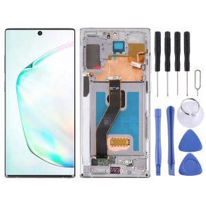Original LCD Screen for Samsung Galaxy Note10+ 4G / Note10+ 5G SM-N976 / N975 Digitizer Full Assembly With Frame (Grey)