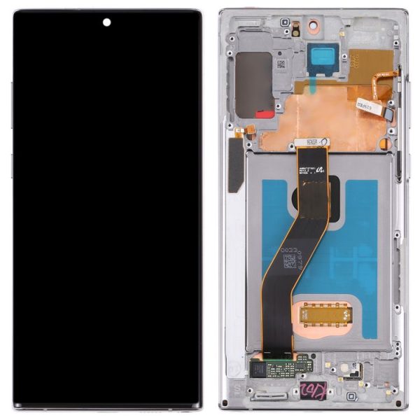 Original LCD Screen for Samsung Galaxy Note10+ 4G / Note10+ 5G SM-N976 / N975 Digitizer Full Assembly With Frame (Grey) - Image 2