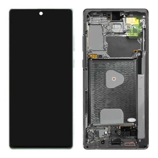 Original LCD Screen for Samsung Galaxy Note20 4G SM-N980 Digitizer Full Assembly With Frame (Green) - Image 3