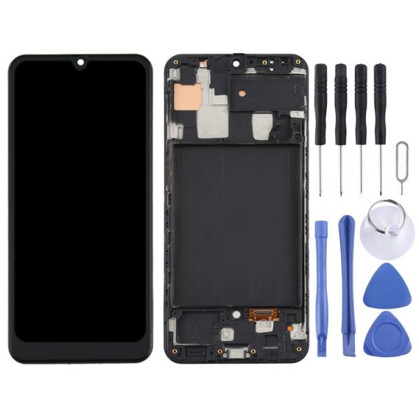 TFT LCD Screen for Samsung Galaxy A50s Digitizer Full Assembly With Frame - Image 2