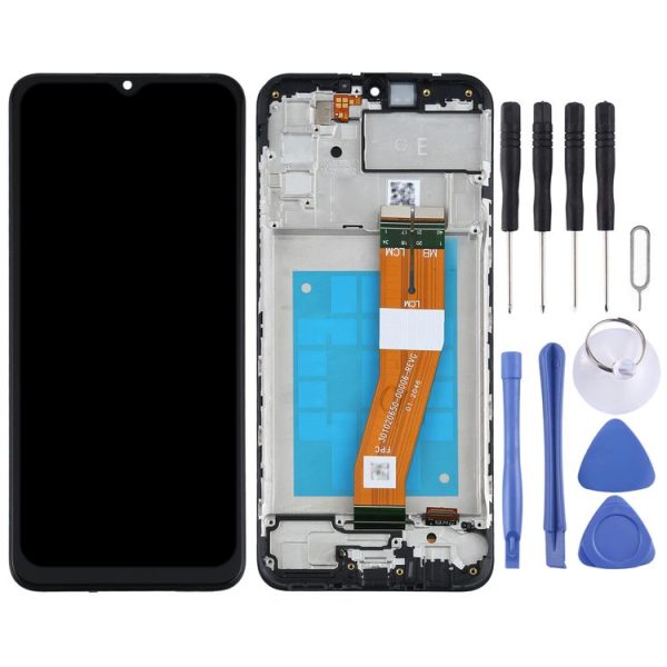 Original LCD Screen for Samsung Galaxy A02s SM-A025F (GE Version) Digitizer Full Assembly with Frame - Image 2