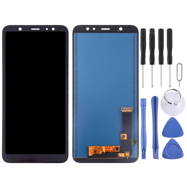 TFT LCD Screen for Galaxy A6+ (2018) With Digitizer Full Assembly (Black) - Image 2