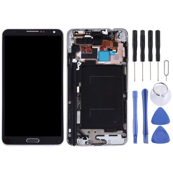 TFT LCD Screen for Galaxy Note 3 / N9005 (3G Version) Digitizer Full Assembly with Frame & Side Keys (Black) - Image 2