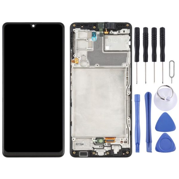 Original Super AMOLED LCD Screen for Samsung Galaxy A42 5G SM-A426 Digitizer Full Assembly with Frame (Black) - Image 2