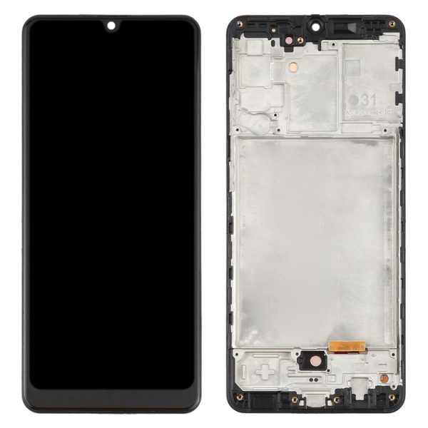 OLED LCD Screen for Samsung Galaxy A31 SM-A315 (6.33 inch) With Digitizer Full Assembly with Frame (Black) - Image 3