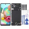 OLED LCD Screen for Samsung Galaxy A71 SM-A715 (6.39 inch) Digitizer Full Assembly with Frame (Black)