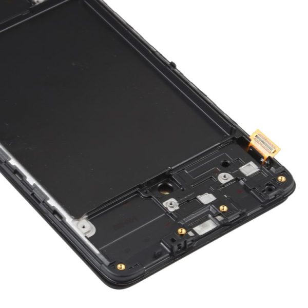 OLED LCD Screen for Samsung Galaxy A71 SM-A715 (6.39 inch) Digitizer Full Assembly with Frame (Black) - Image 5