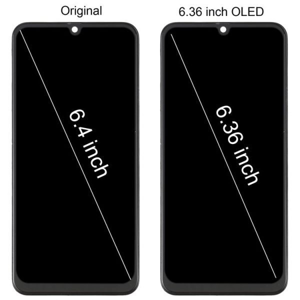 6.36 inch OLED LCD Screen for Samsung Galaxy M31 / Galaxy M31 Prime SM-M315 Digitizer Full Assembly with Frame (Black) - Image 2