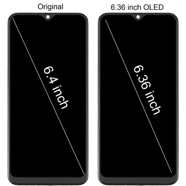 6.36 inch OLED LCD Screen for Samsung Galaxy A30S SM-A307 Digitizer Full Assembly with Frame (Black) - Image 2