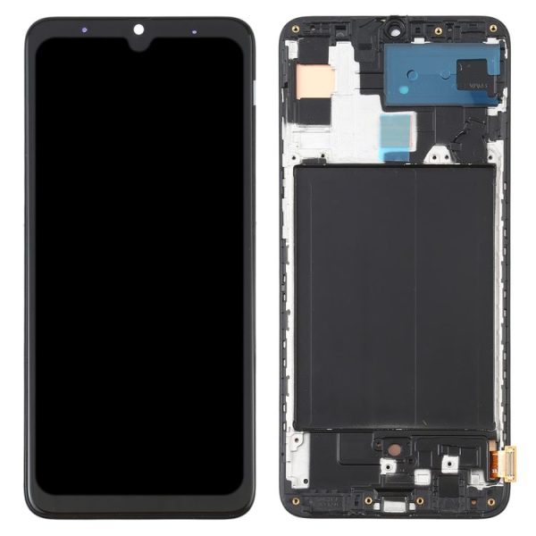 OLED LCD Screen for Samsung Galaxy A70 SM-A705 (6.39 inch) Digitizer Full Assembly with Frame (Black) - Image 3