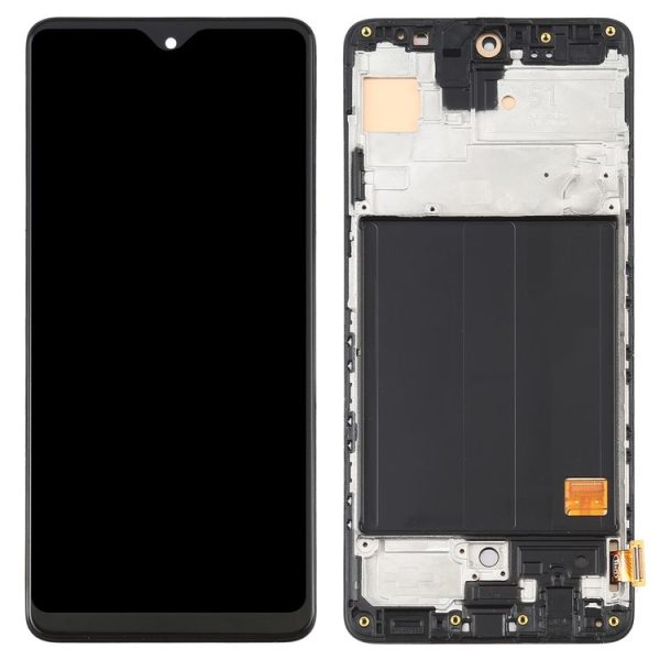 OLED LCD Screen for Samsung Galaxy A51 4G SM-A515 (6.36 inch) Digitizer Full Assembly with Frame (Black) - Image 3