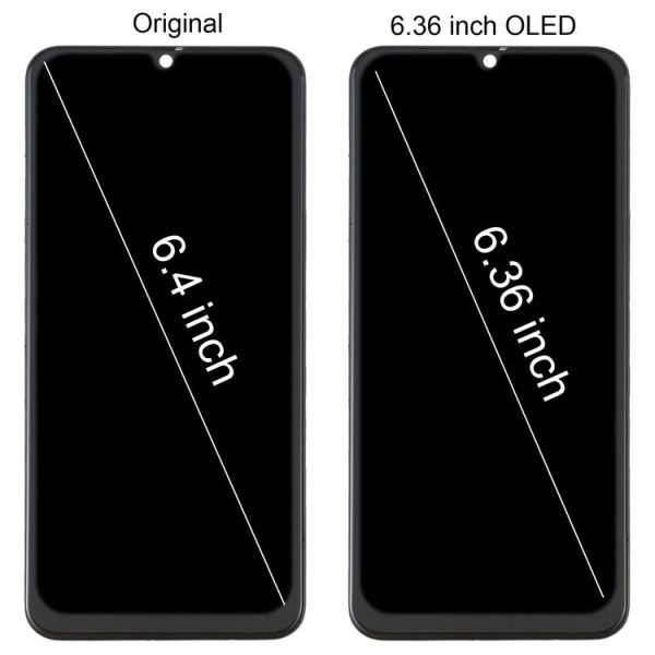 6.36 inch OLED LCD Screen for Samsung Galaxy A30 SM-A305 Digitizer Full Assembly with Frame (Black) - Image 2