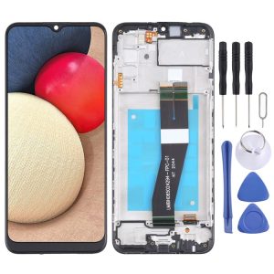Original LCD Screen for Samsung Galaxy A02s SM-A025F (GA Version) Digitizer Full Assembly With Frame