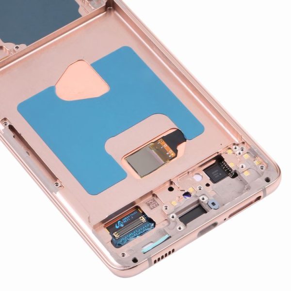 Samsung Galaxy S21+ 5G SM-G996 Original LCD Screen Digitizer Full Assembly With Frame (Gold) - Image 4
