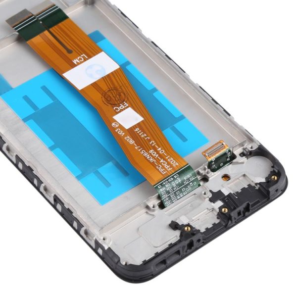 Original LCD Screen and Digitizer Full Assembly with Frame for Samsung Galaxy A03s SM-A037F - Image 5