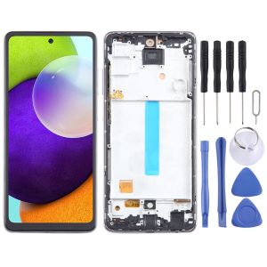Samsung Galaxy A52 4G SM-A525 incell Material LCD Screen and Digitizer Full Assembly with Frame, Not Supporting Fingerprint Identification