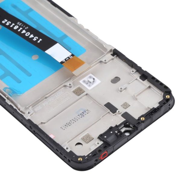 Original LCD Screen for Samsung Galaxy A22 5G SM-A226 Digitizer Full Assembly with Frame (Black) - Image 4