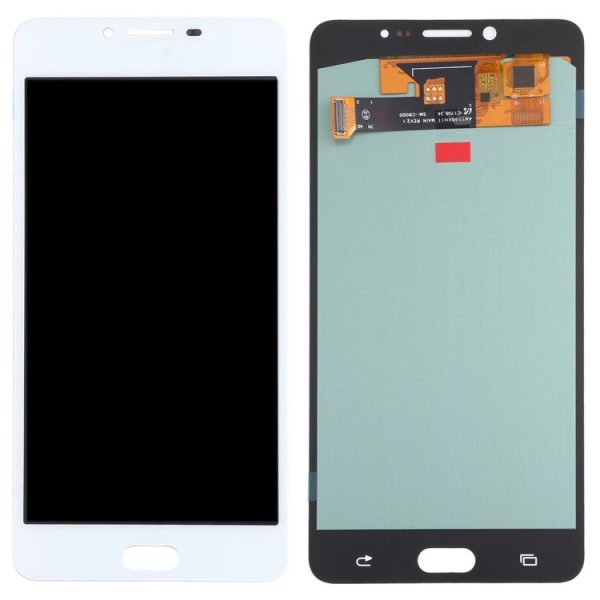 OLED Material LCD Screen and Digitizer Full Assembly for Samsung Galaxy C9 Pro SM-C9000 / C900 (White) - Image 3