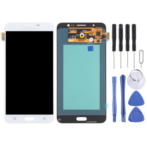 OLED LCD Screen for Samsung Galaxy J7 (2016) SM-J710 With Digitizer Full Assembly (White) - Image 2