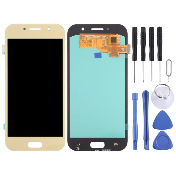 OLED LCD Screen for Samsung Galaxy A5 (2017) SM-A520 With Digitizer Full Assembly (Gold) - Image 2