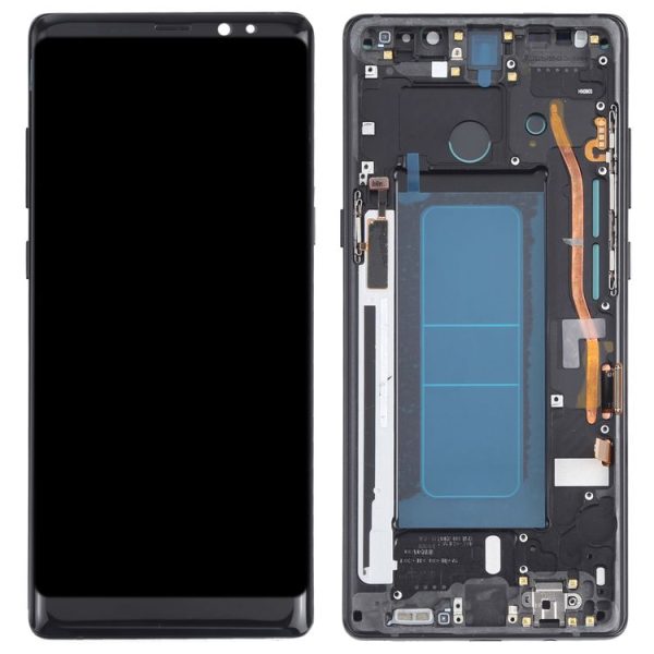OLED LCD Screen for Samsung Galaxy Note 8 SM-N950 Digitizer Full Assembly with Frame (Black) - Image 3
