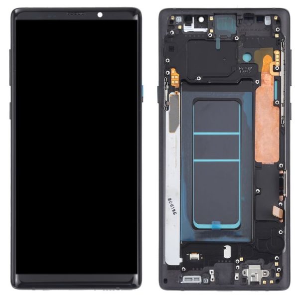 OLED LCD Screen for Samsung Galaxy Note9 SM-N960 Digitizer Full Assembly with Frame (Black) - Image 3