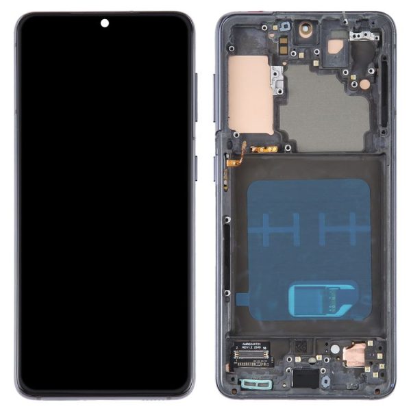 6.2 inch OLED Material LCD Screen for Samsung Galaxy S21 5G SM-G991B Digitizer Full Assembly With Frame (Black) - Image 2